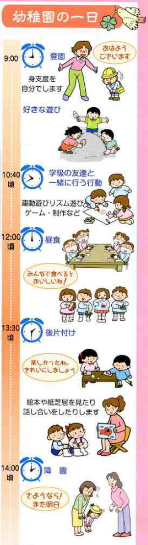 幼稚園の１日